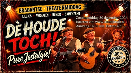 DÈ HOUDE TOCH! met het duo Metoeres