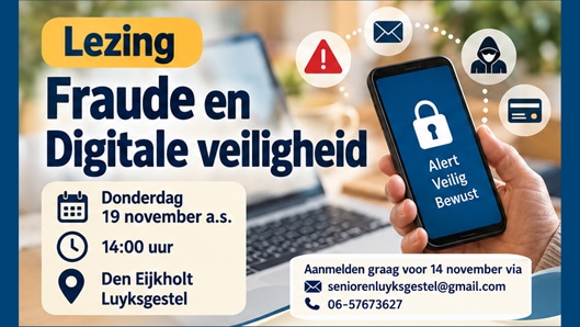 Lezing “Fraude en Digitale veiligheid”